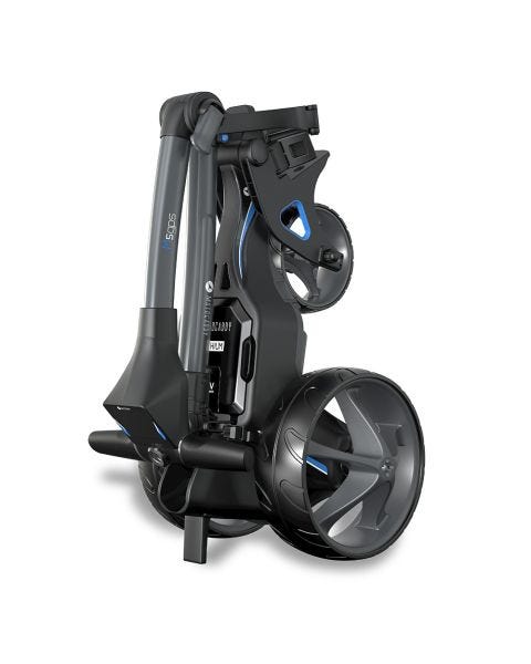 M5 GPS Electric Trolley Folded
